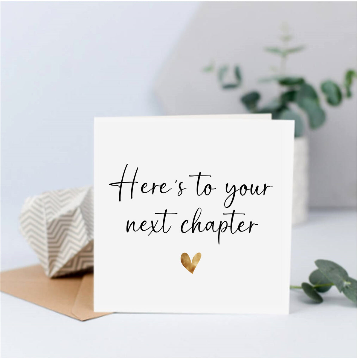 Here's to your next Chapter - New Beginnings Card – Lu Lu's Gift Company