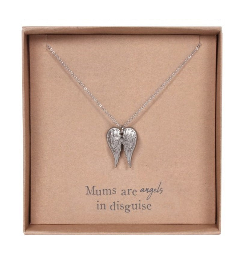 Mums are Angels in Disguise Necklace Gift Set